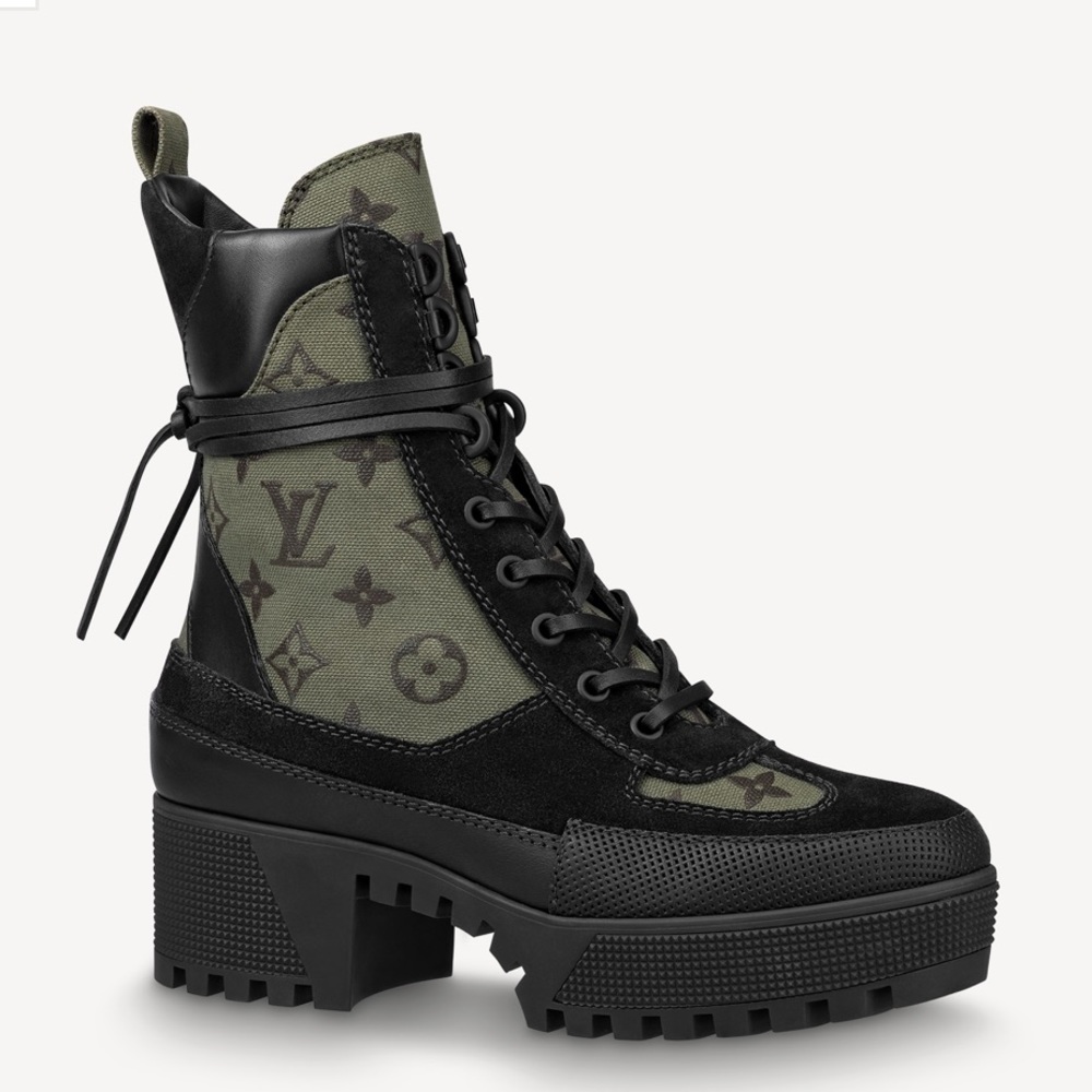 NEW ⭐️ LOUIS VUITTON LAUREATE PLATFORM DESERT BOOT